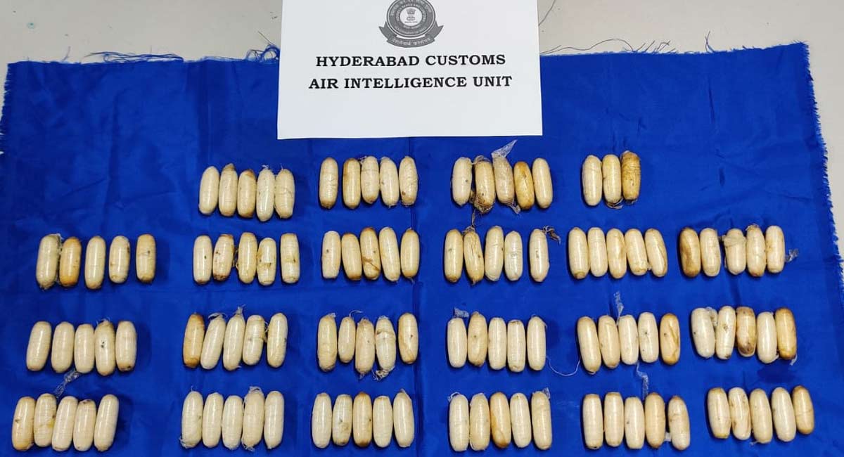 Heroin worth Rs.11.53 crore seized at Hyderabad airport