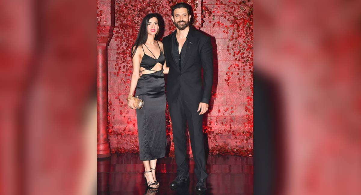 Hrithik, Saba make relationship red carpet official at Karan Johar’s party