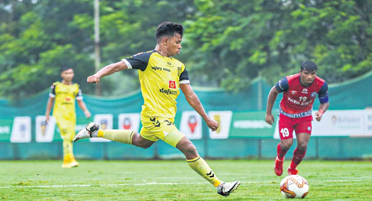 Hyderabad Football Club down Jamshedpur, finish third