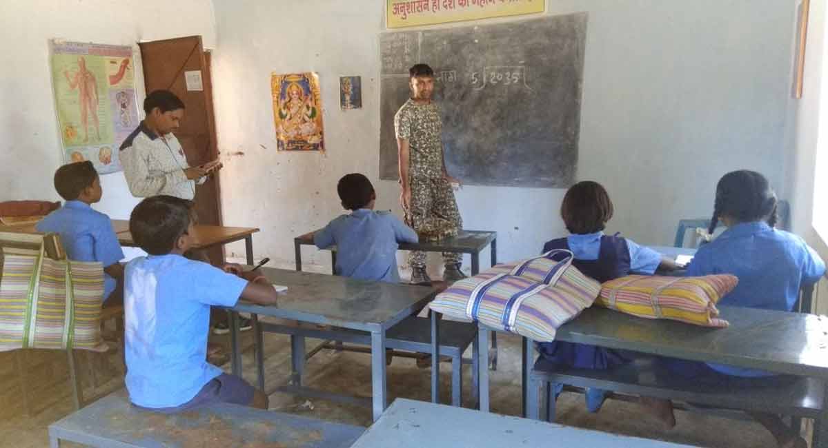 ITBP helps tribal children in Chhattisgarh’s red corridor get better education