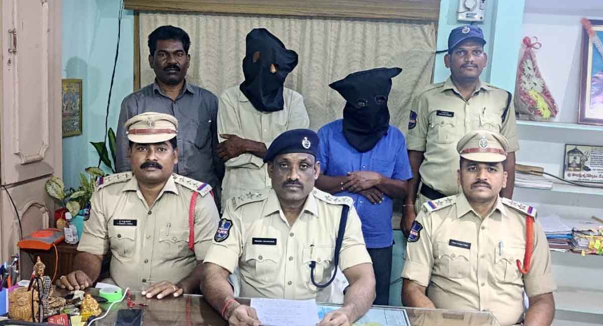 Jagitial cops bust plot to kill sarpanch’s husband