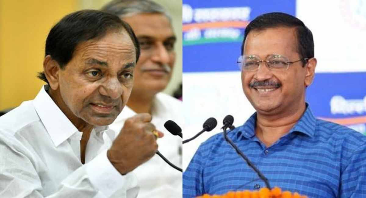 KCR, Kejriwal teaming up for anti Cong opposition front