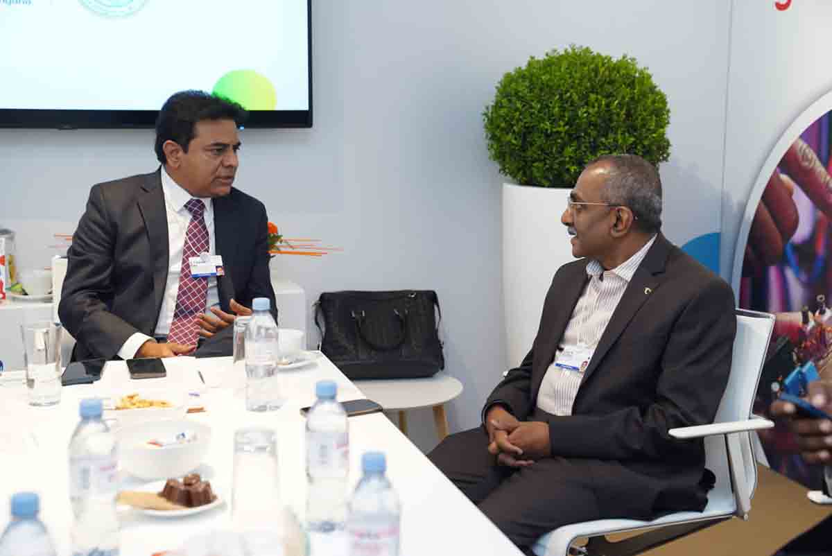 KT Rama Rao pitches Telangana to investors