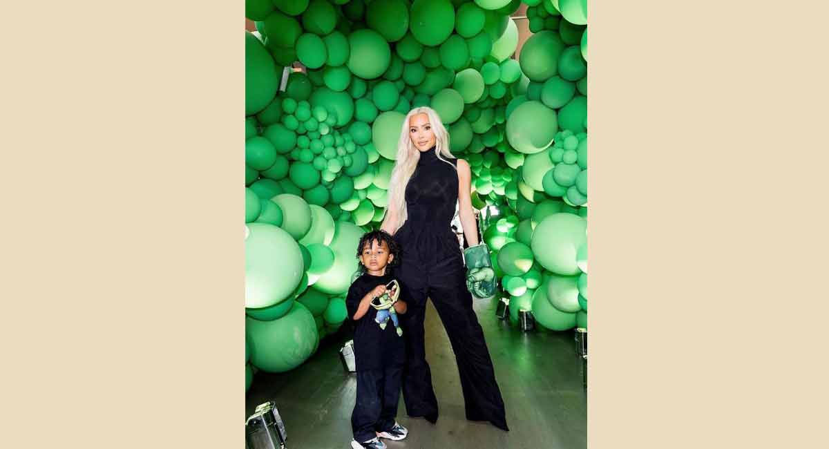 It’s Hulk themed party for Kim Kardashian’s youngest son Psalm’s birthday!