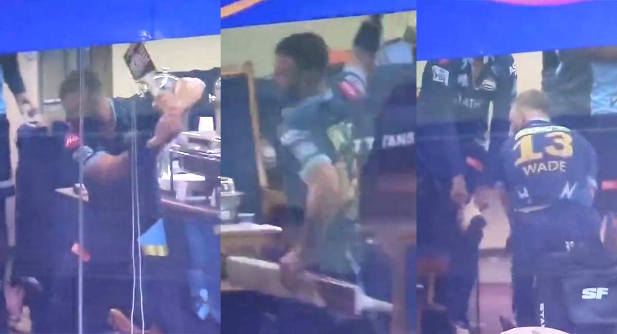 Matthew Wade smashes his bat in anger; found guilty of Level 1 offence by IPL