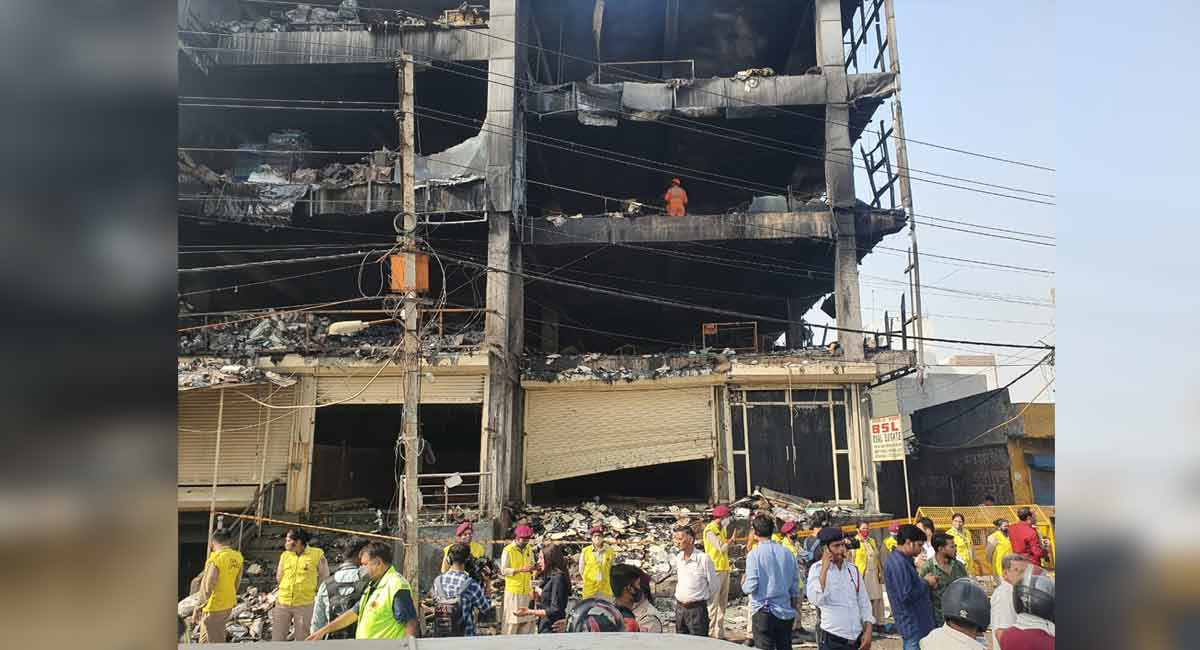 More charred remains found from Mundka inferno, death toll likely to go up