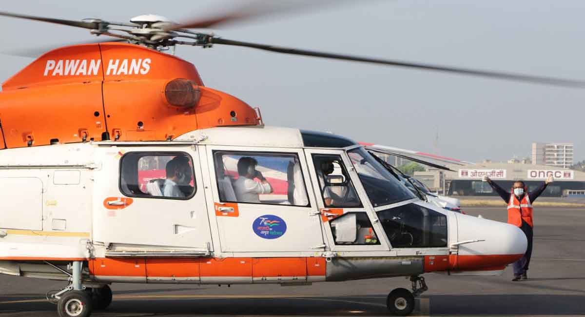Pawan Hans goes for peanuts