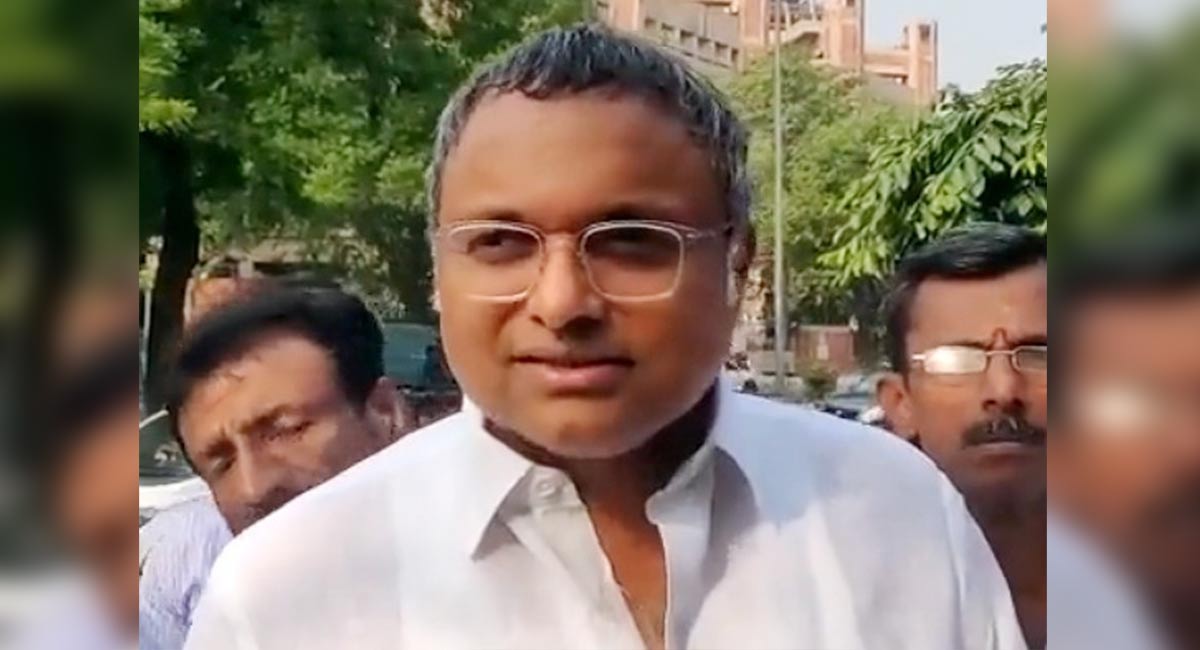 Politics of victimisation, says Karti on Chinese visa scam case