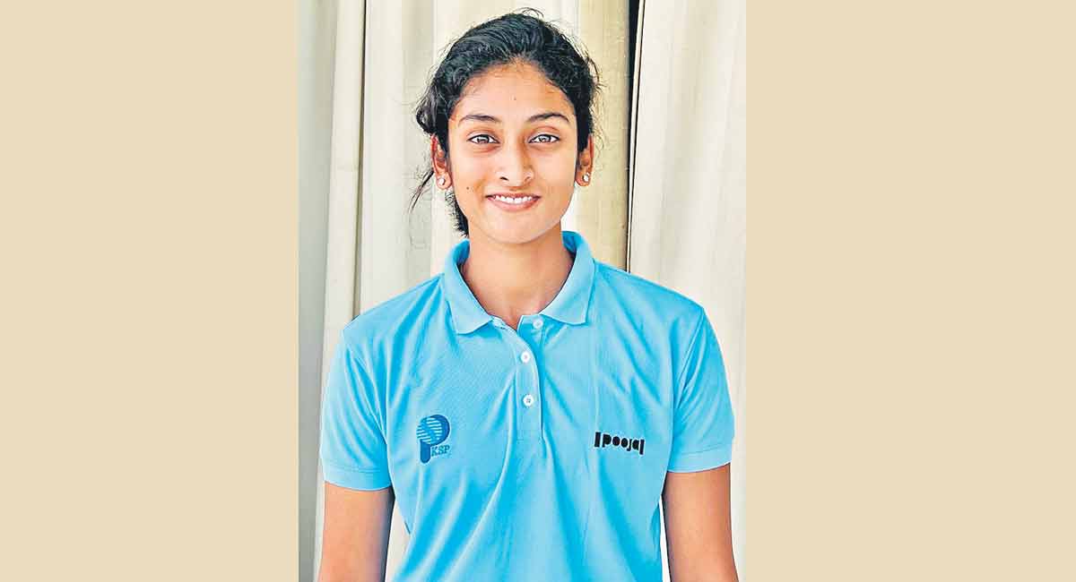Hyderabad’s senior women’s team vice-captain Pranavi over the moon
