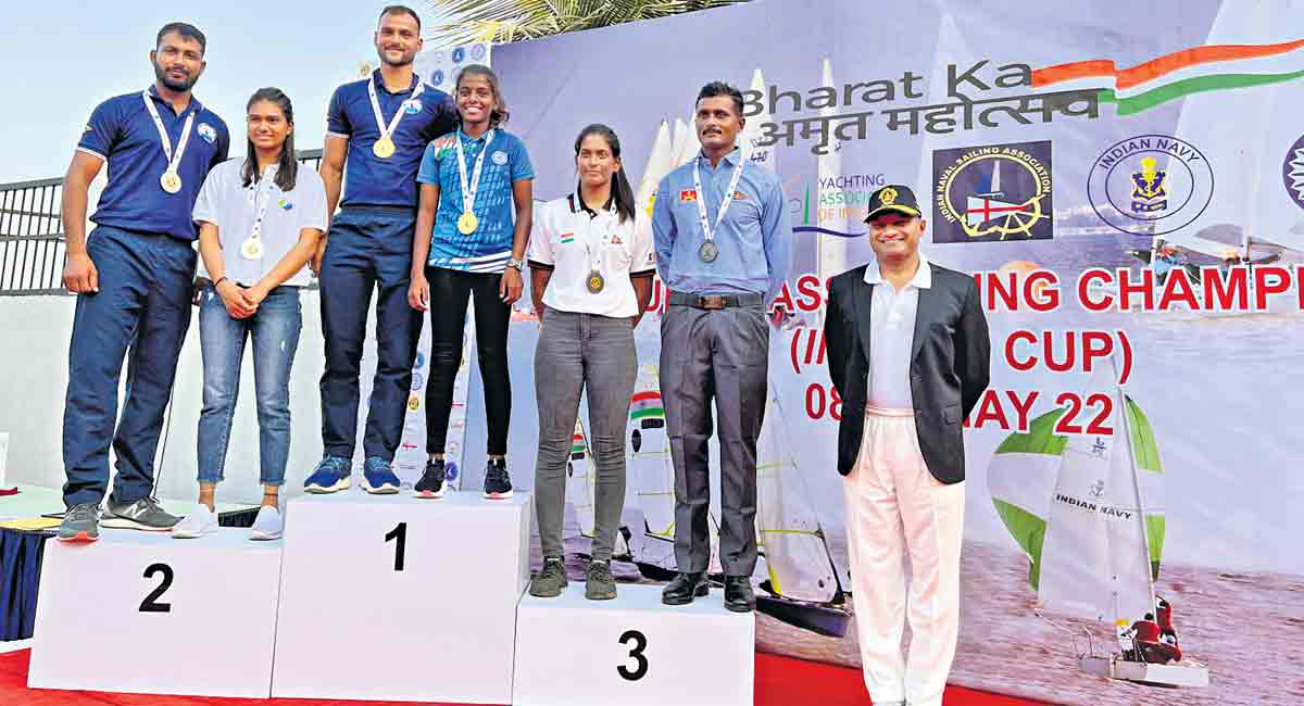 Telangana’s Preethi Kongara clinches gold in Sailing Asian Games Trials