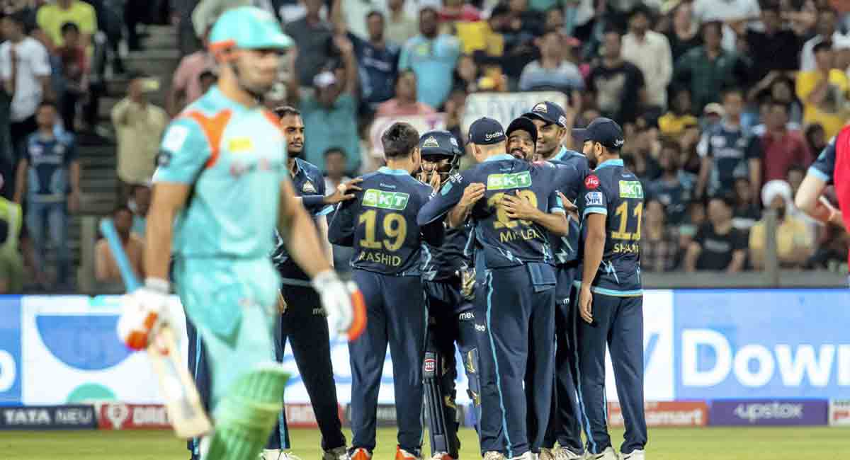IPL 2022: Rashid, Gill star as GT beat LSG by 62 runs to seal play-off berth