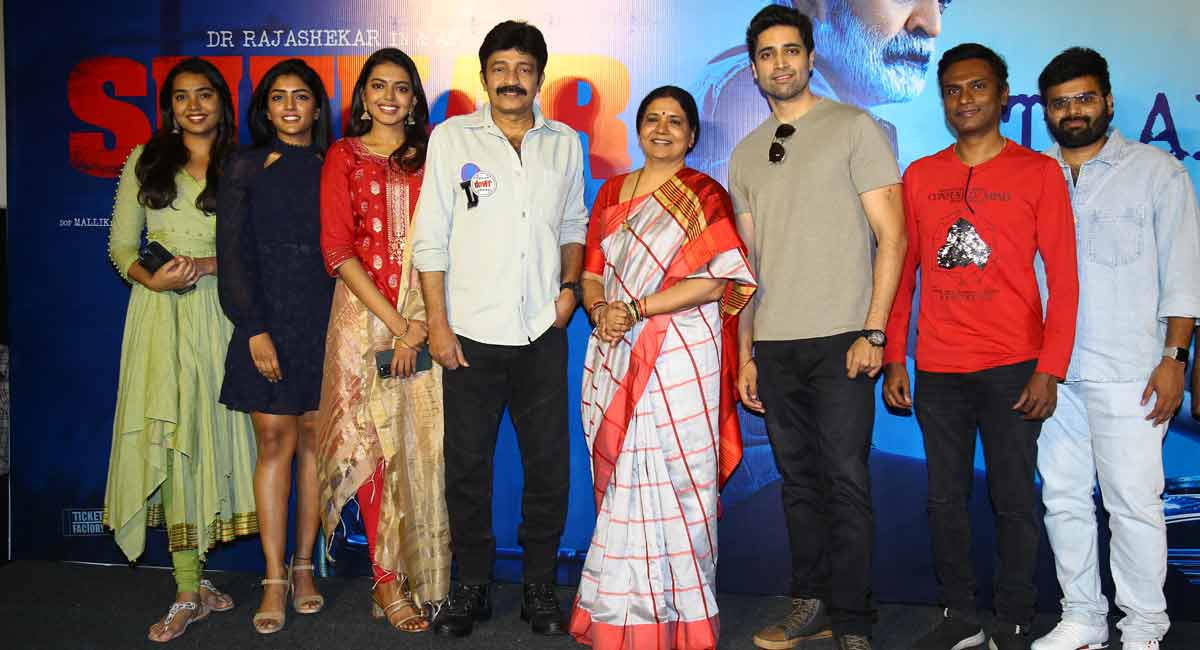 Young hero Adivi Sesh unveils trailer of Rajasekhar-starrer ‘Shekar’