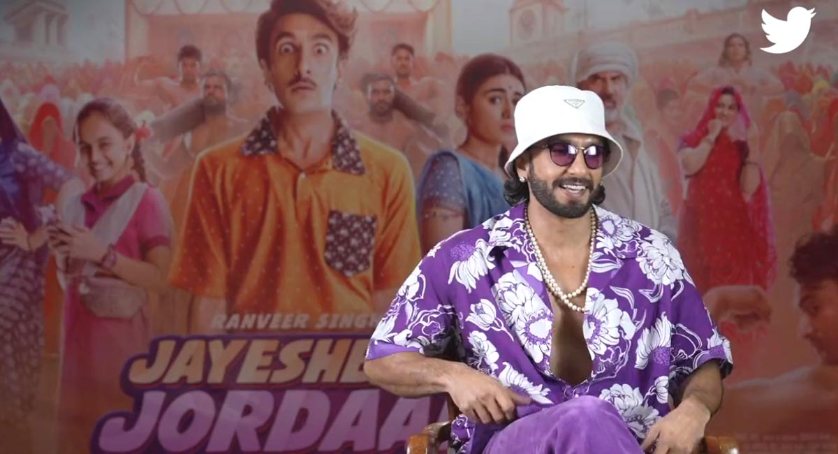 Ranveer Singh takes over Twitter Movies account