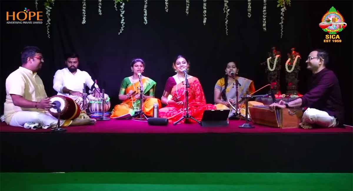 Sivasri enthrals virtual viewers with devotional songs in SICA concert