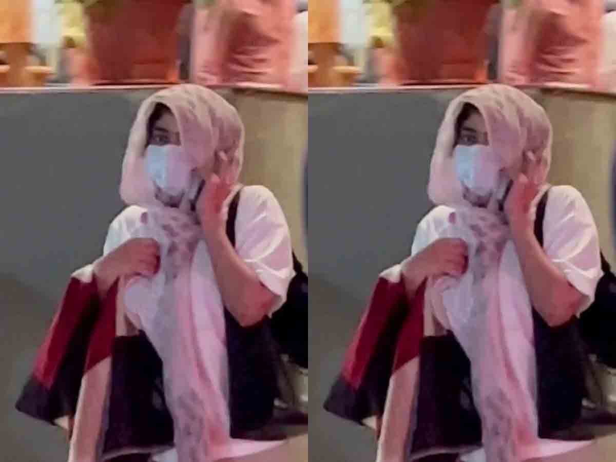 Pics of Sai Pallavi watching movie in disguise go viral