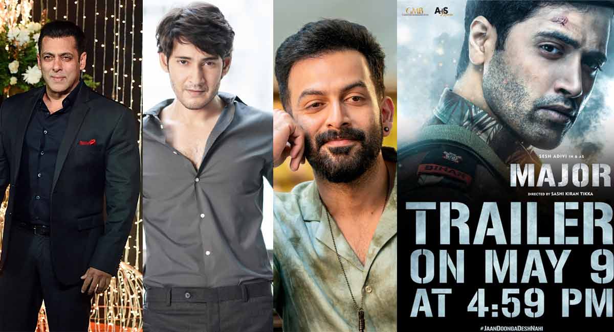 Salman, Mahesh Babu & Prithviraj come together to launch ‘Major’ trailer in 3 languages