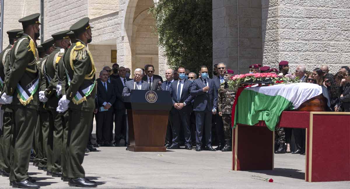 Slain Palestinian journalist buried in Jerusalem