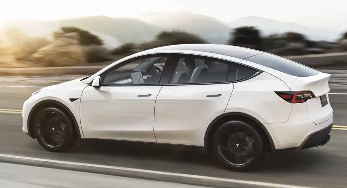 Tesla Model Y allegedly catches fire while driving in Canada