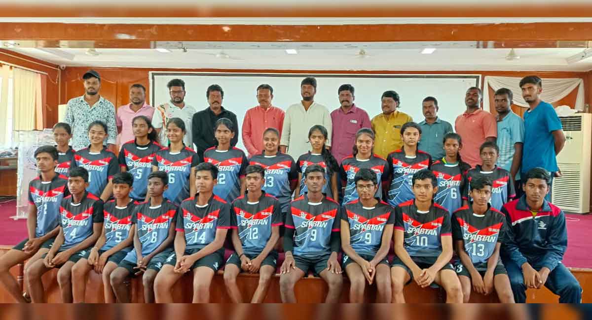 Nithin, Vaishnavi to lead Telangana State throwball teams