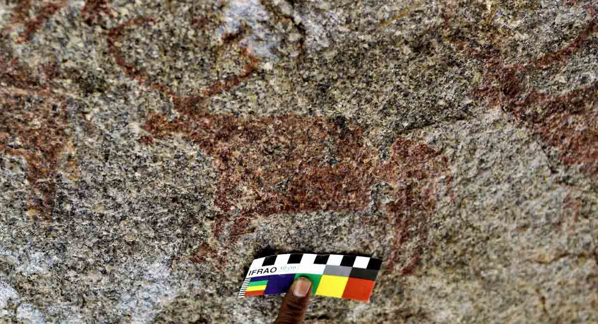 Mesolithic rock art site discovered in Yadadri Bhuvanagiri