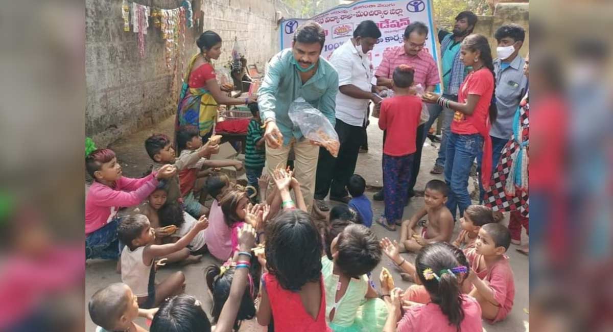 Velugu Foundation of Mancherial lives up to its name by lighting up lives of needy