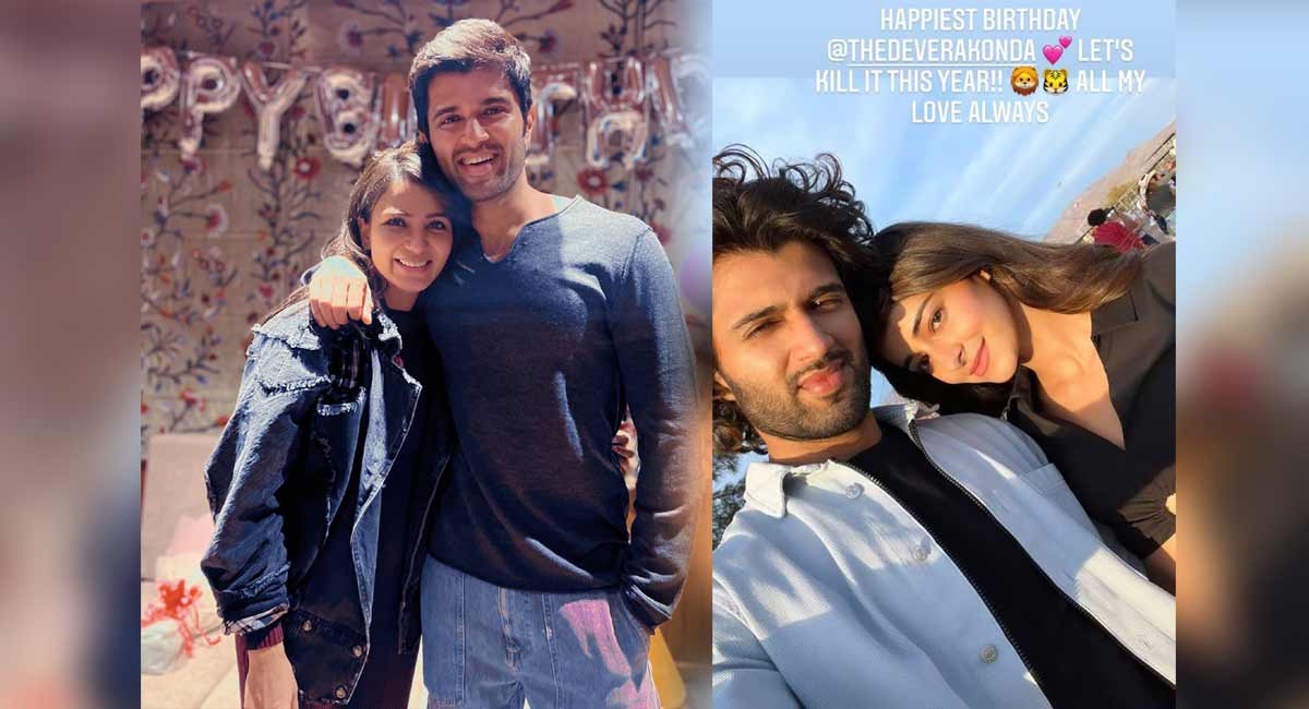 Vijay Deverakonda’s birthday: Samantha, Ananya shower love on Liger star