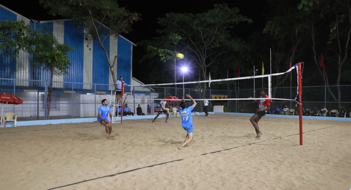 Beach Volleyball Court inaugurated at Railway Sports Complex in Secunderabad