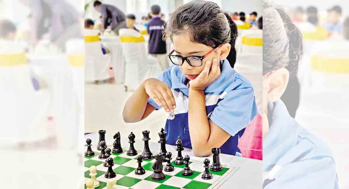 Telangana’s Samhita clinches bronze in U-8 Girls Chess Championship
