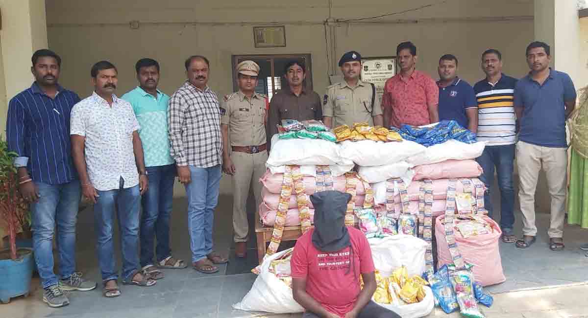 Gutka worth Rs 5.08 lakh seized in Hanamkonda