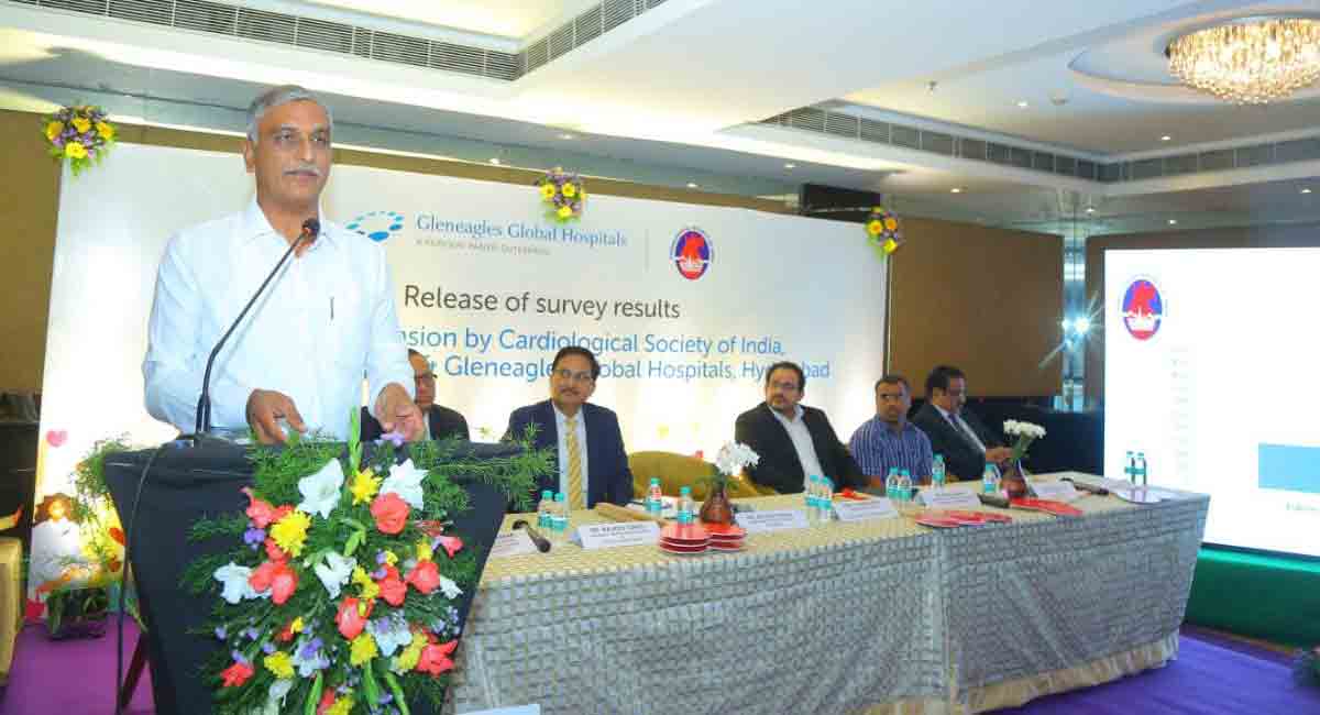 Telangana to launch mass screening drive to identify hypertension and diabetes