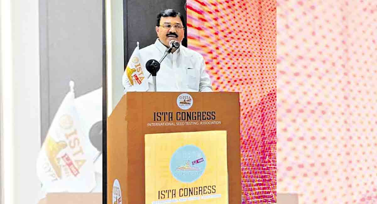 Supplying quality seeds to farmers should be the focus area: Niranjan Reddy