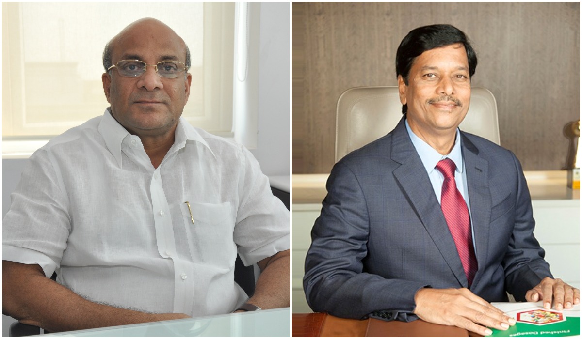 TRS candidates Damodar Rao, Parthasaradhi Reddy file nominations to RS elections