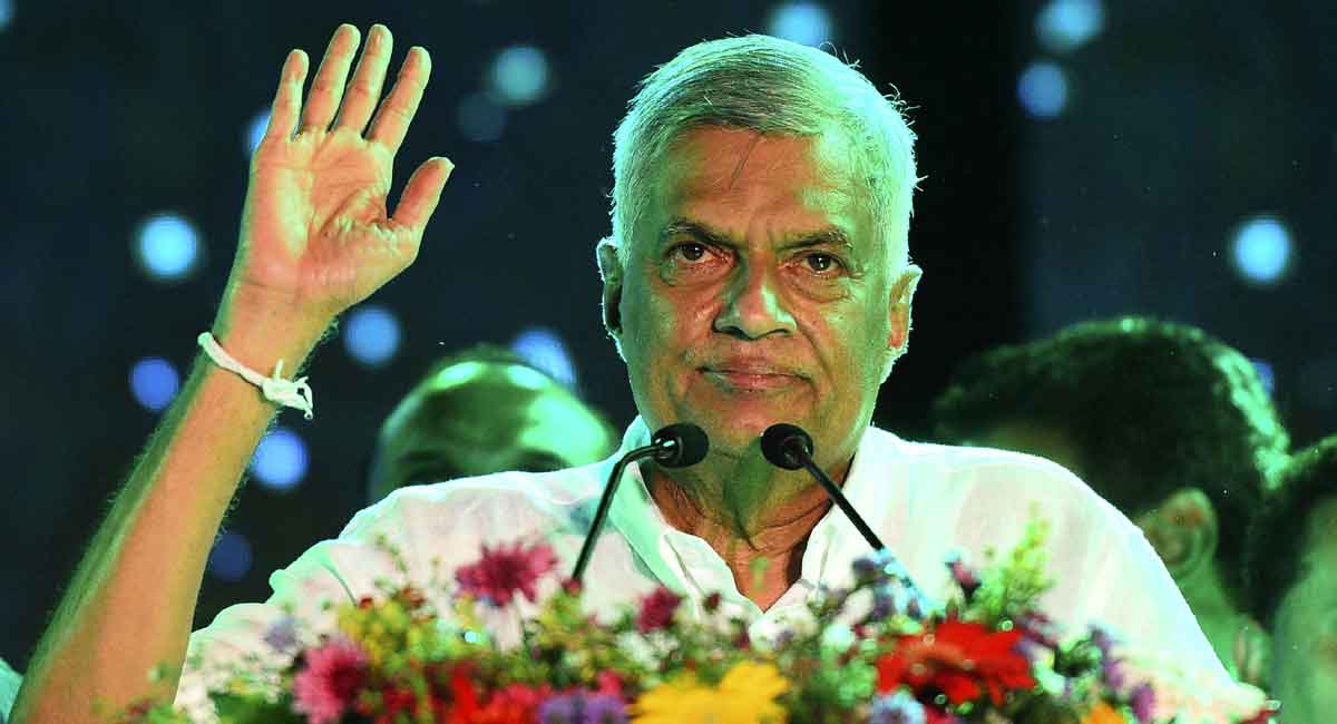 Ranil Wickremesinghe sworn in as Sri Lanka’s new prime minister
