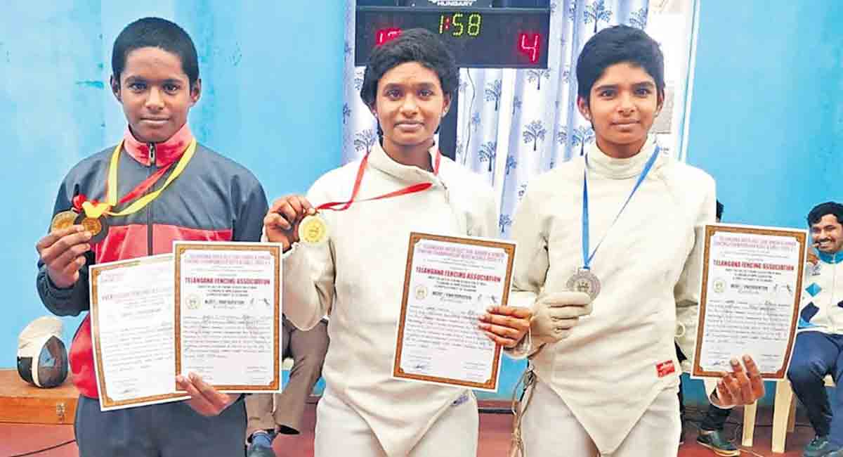 Siblings from Telangana ‘fencing’ their way to success