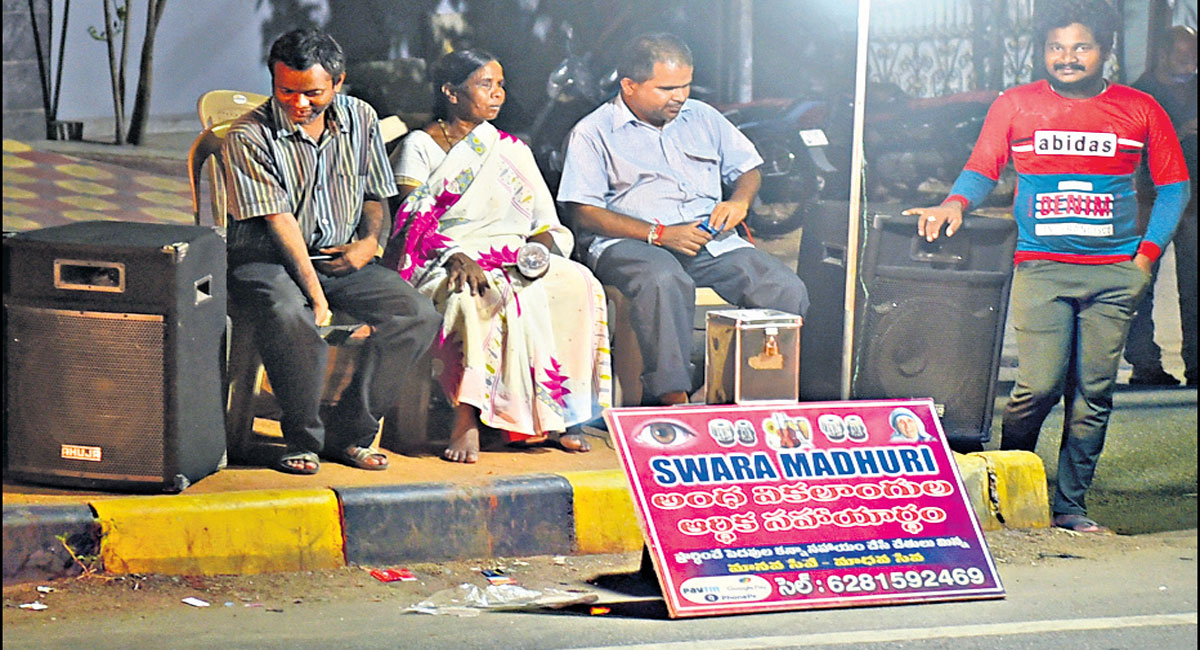 Fighting adversity with a song on their lips