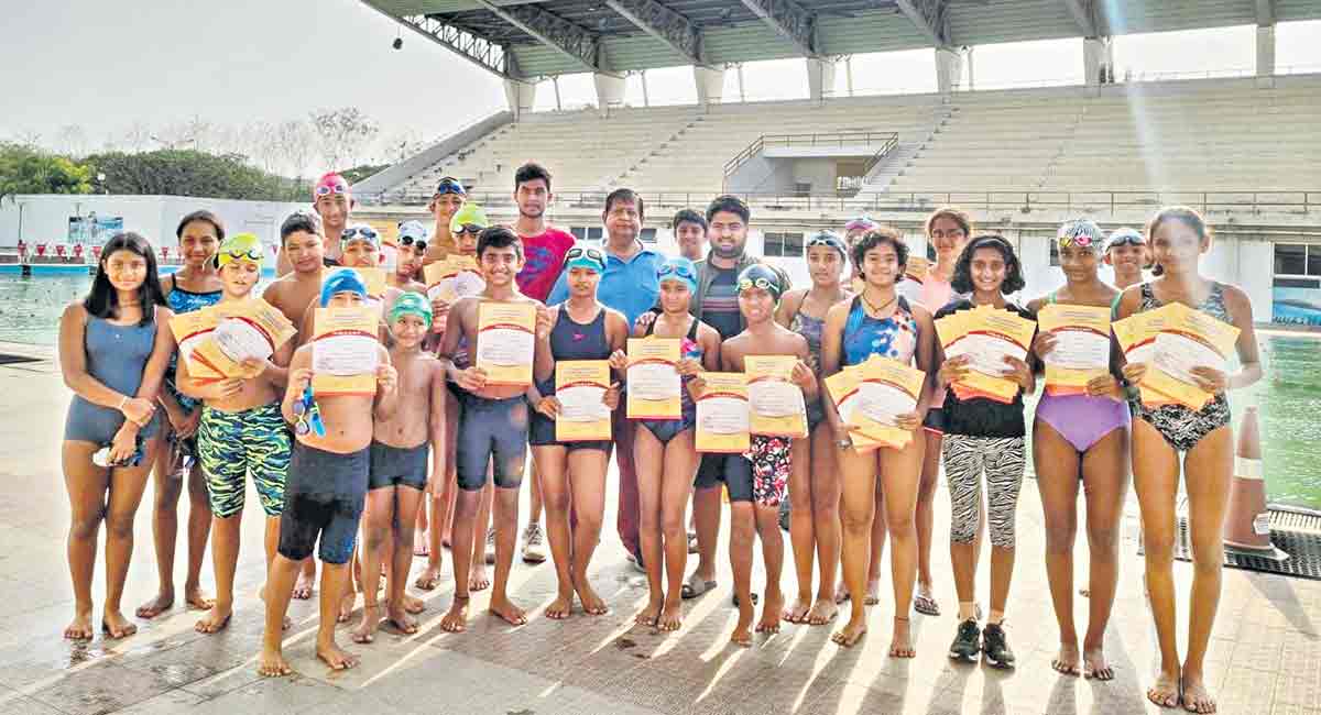 Shivani, Meghana rule the roost at Hyderabad District Swimming Selections
