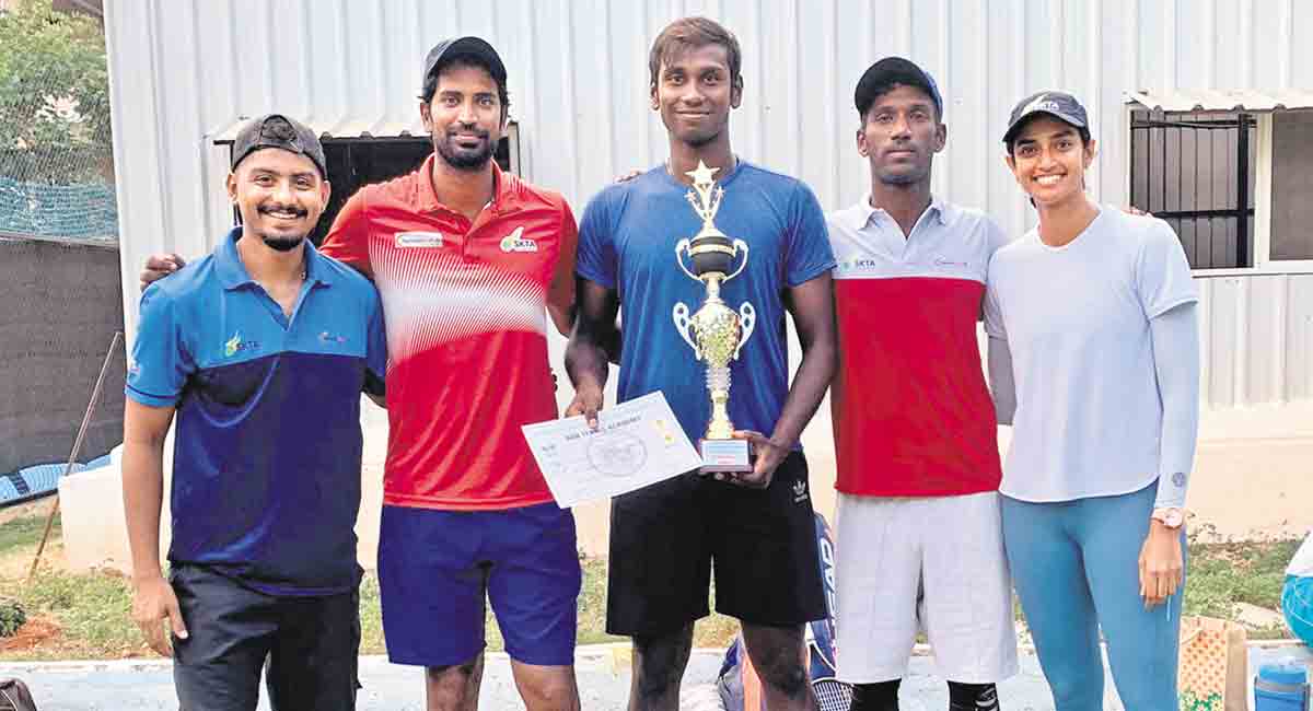 Telangana’s Shashank stuns top seed Ojas to clinch men’s tennis title 