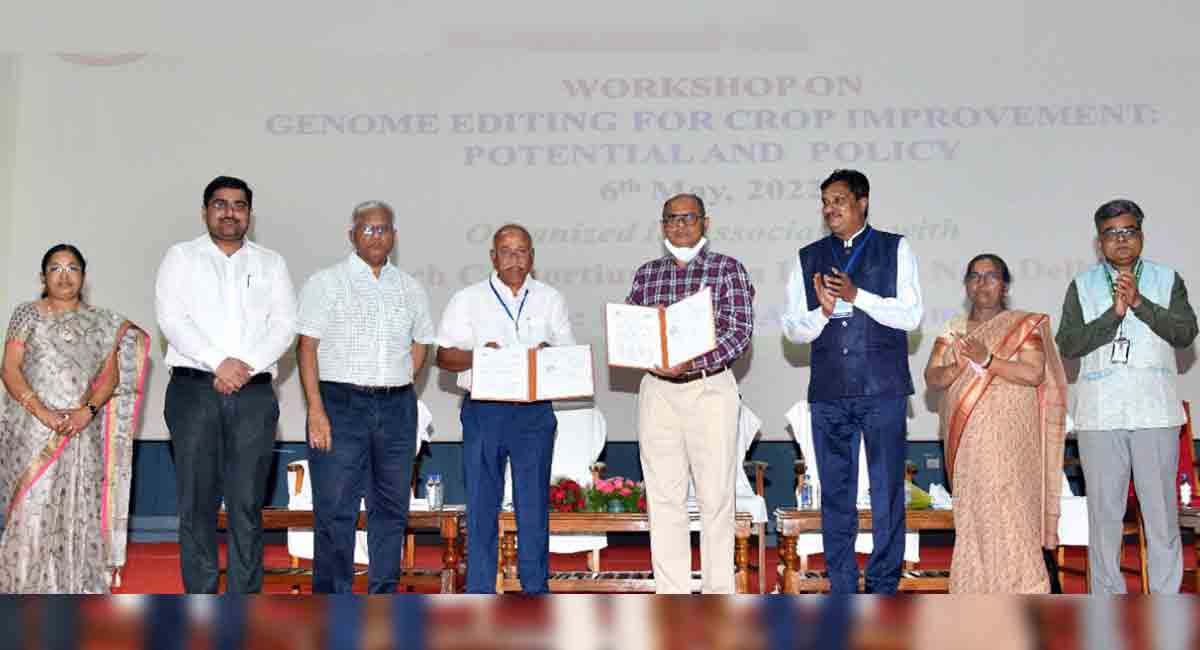 PJTSAU, BCIL  jointly organise workshop on ‘Genome Editing for Crop Improvement’ 