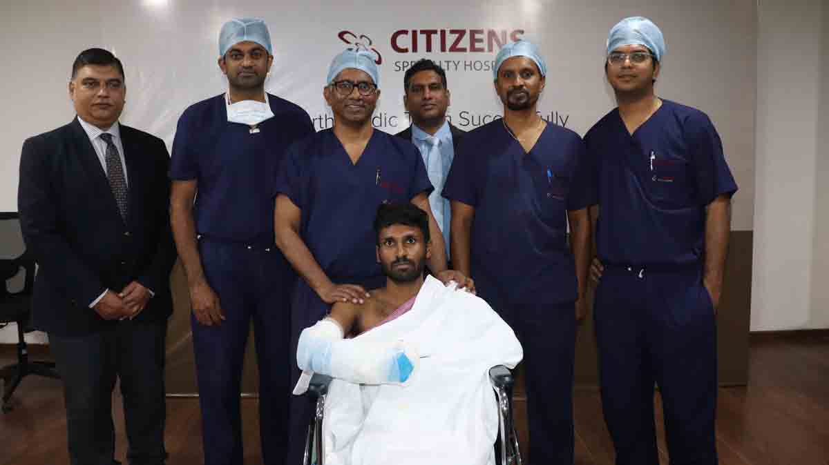 Hyderabad: Amputated wrist replanted at Citizens Hospital