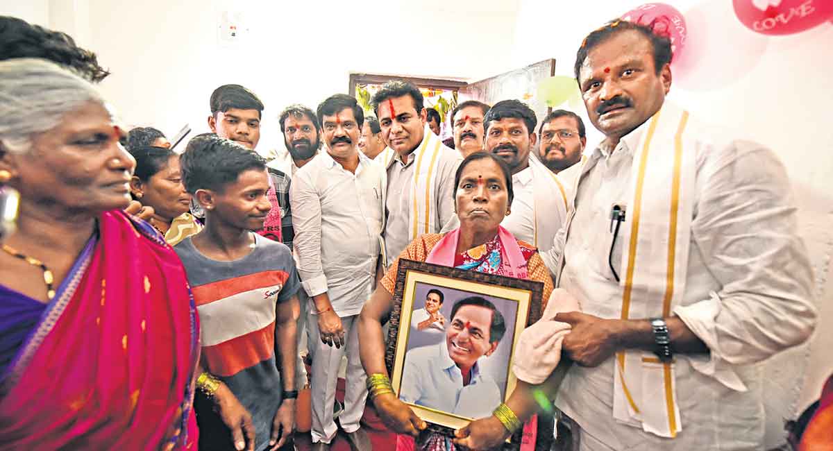 Telangana: 288 double bedroom houses inaugurated at Siddaipally