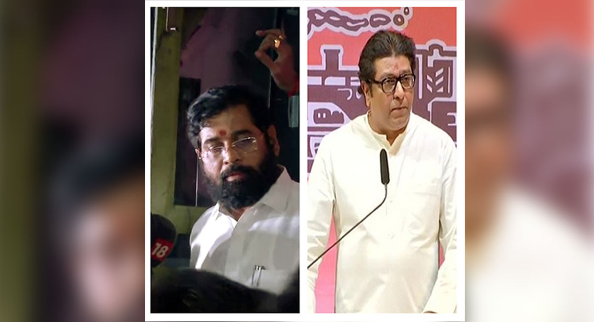 Eknath Shinde speaks to MNS chief Raj Thackeray about recent political situation