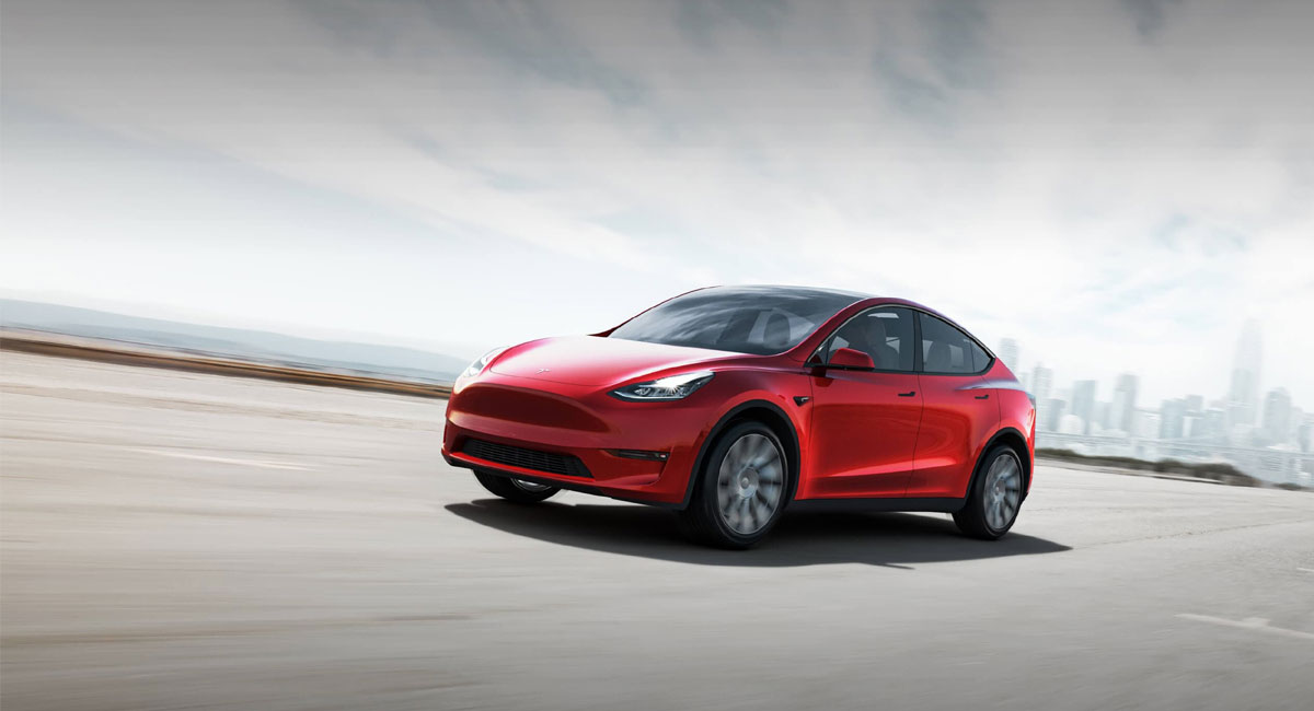 Imported long-range Tesla Model Y spotted in India