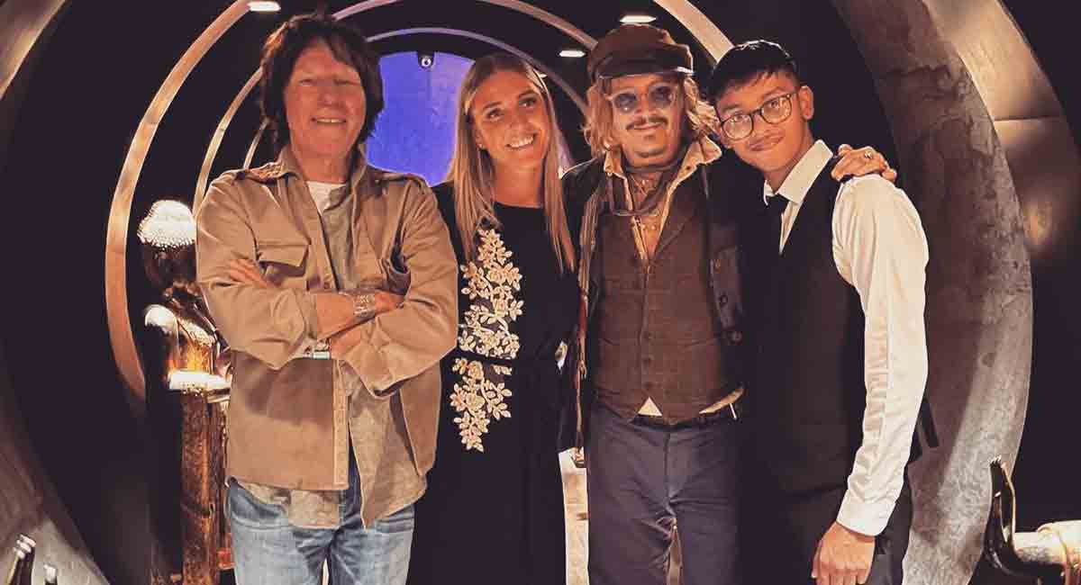 Celebratory mood: Johnny Depp splurges Rs 48 lakh on Indian feast