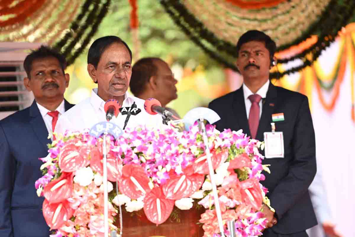 No anti-farmer reforms will be allowed in Telangana until I’m alive, says KCR