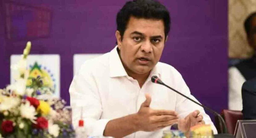 KTR attacks Modi over BJP’s failure in providing government jobs