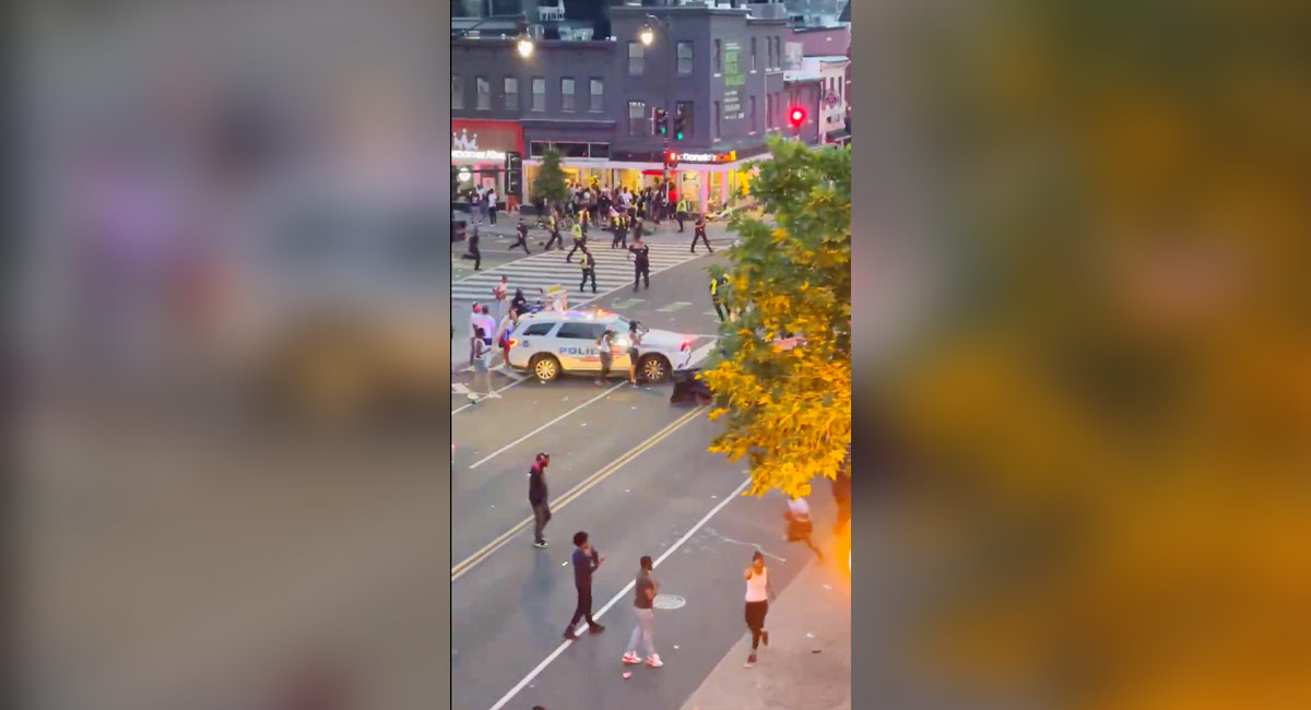 Multiple people shot at including police officer in Washington DC