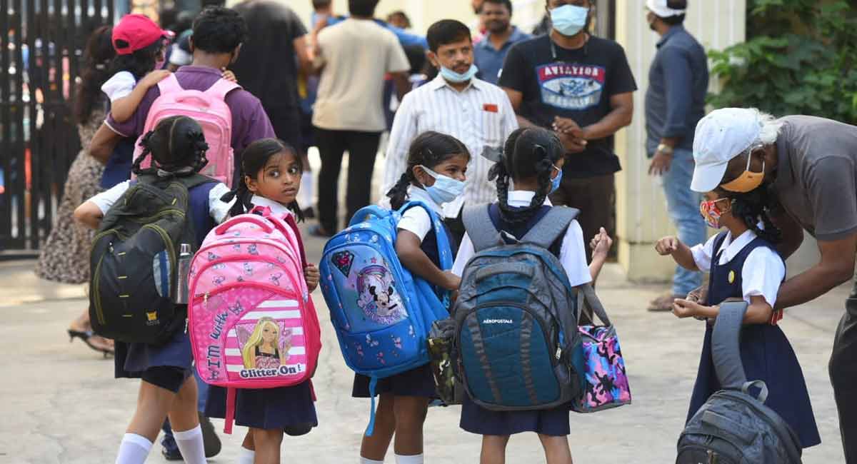 Schools in Telangana reopen after summer vacation