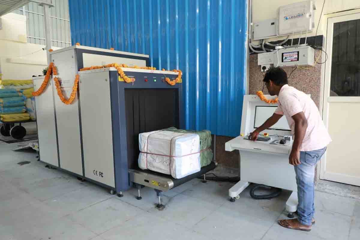 Hyderabad Railway Station gets first Parcel Scanner of SCR