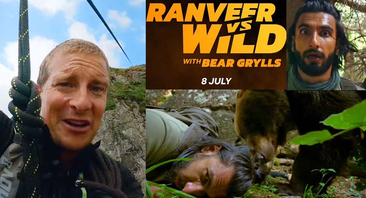 Ranveer Singh come together with Bear Grylls for adventurous journey in wild