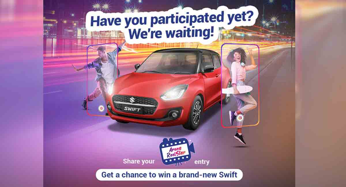 ArenaReelStar: Trending reel challenge can now win us brand-new swift
